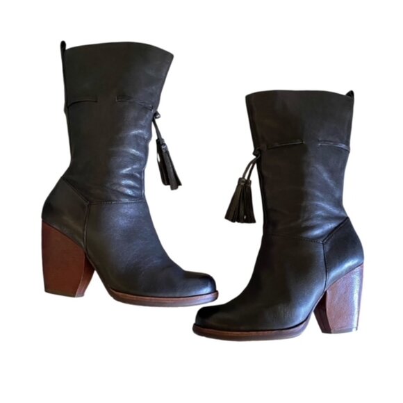 Kork-Ease Umbriel Black Leather Boot 8 - Picture 1 of 7